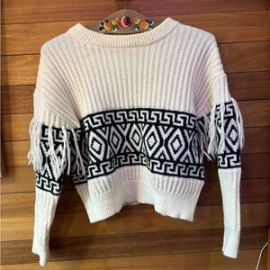 Fringe Knit Sweater